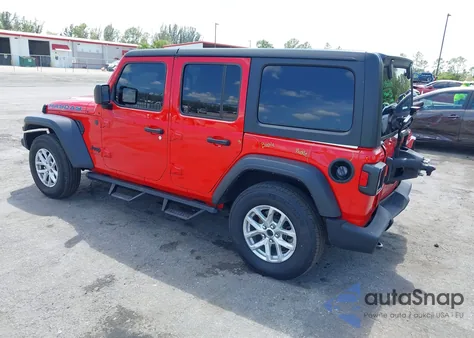 2023 Jeep Wrangler 4-Door Sport S 4X4 z USA, uszkodzony, nr VIN 1C4HJXDG4PW678113
